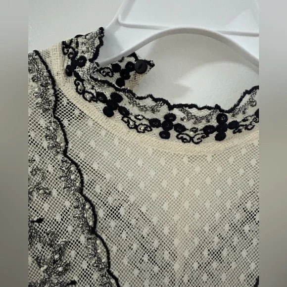 Zara mesh romantic dress - Picture 5 of 9